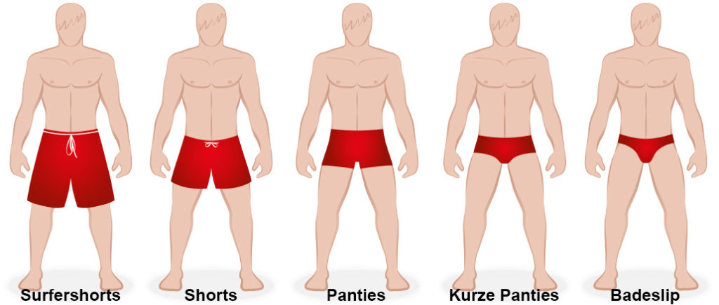 Badehosen 1x1 für Männer: Unterschiedliche Schnitte | © Peter Hermes Furian - stock.adobe.com